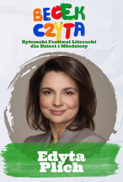 Plakat wydarzenia:  BECEK CZYTA – Wykład: Edyta Plich. Jak rozbudzić twórcze myślenie? 