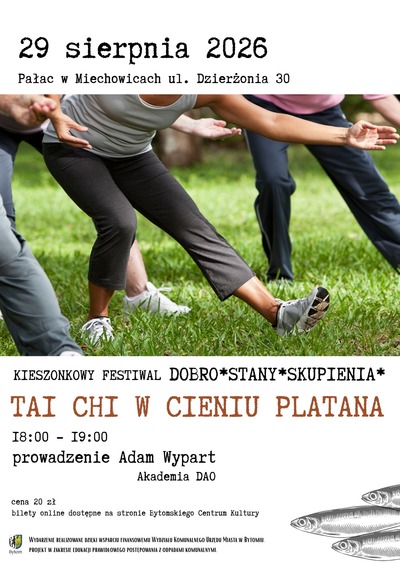 Plakat wydarzenia:  TAI CHI W CIENIU PLATANA | Adam Wypart AKADEMIA DAO 