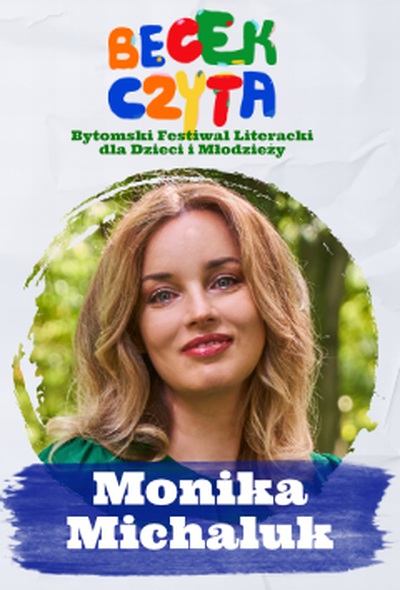 Plakat wydarzenia:  BECEK CZYTA – Warsztaty: Monika Michaluk 